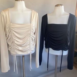 Cropped top Fashion Nova What’s up Ruche